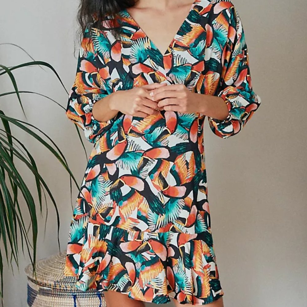 NWT Farm Rio Tucanes Mini Dress